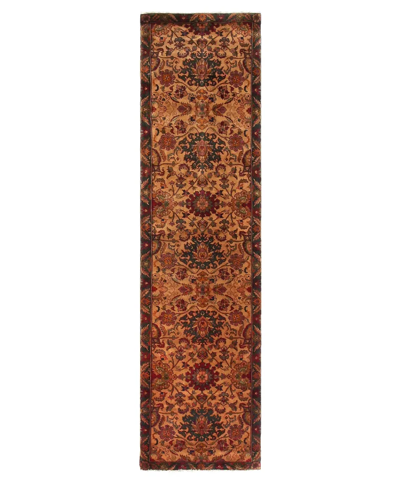 Indian Wool Agra Ivory  -  2' 1'' x  11' 7''