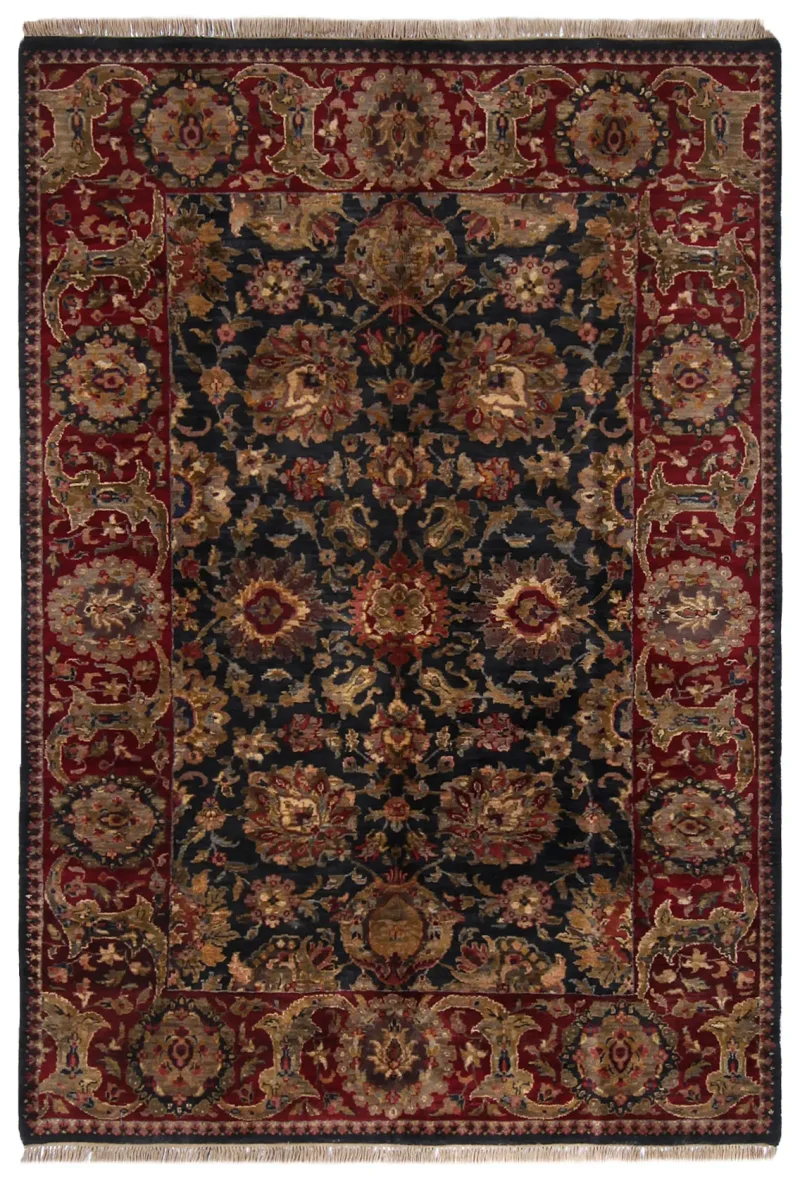 Indian Wool Agra Red  -  5' 11'' x  8' 7''