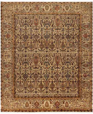 Indian Wool Agra Gold - 7' 11'' x 10' 3''