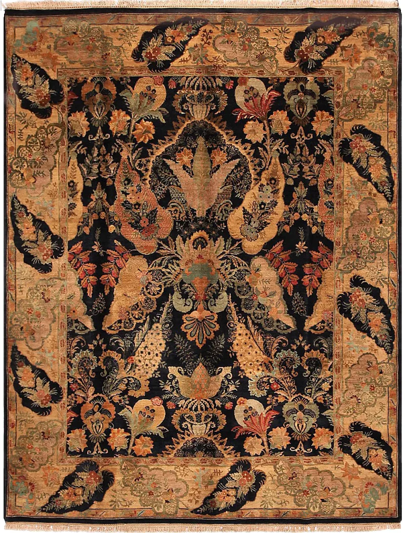 Indian Wool Agra Gold  -  8' 1'' x  10' 4''