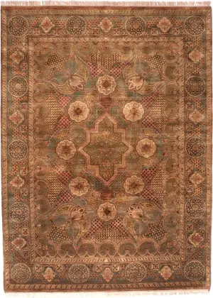 Indian Wool Agra Gold - 9' x 12' 3''