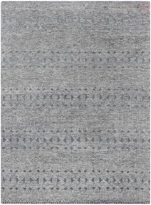 Indian Wool ALCHM-01 Steel - 9' x 12'