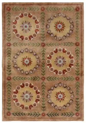 Indian Wool Atelier Gold - 4' 1'' x 5' 9''