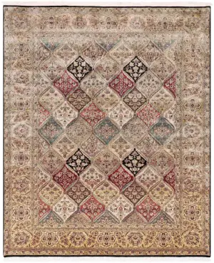 Indian Wool Bakhtiari Multi - 9' x 12' 2''