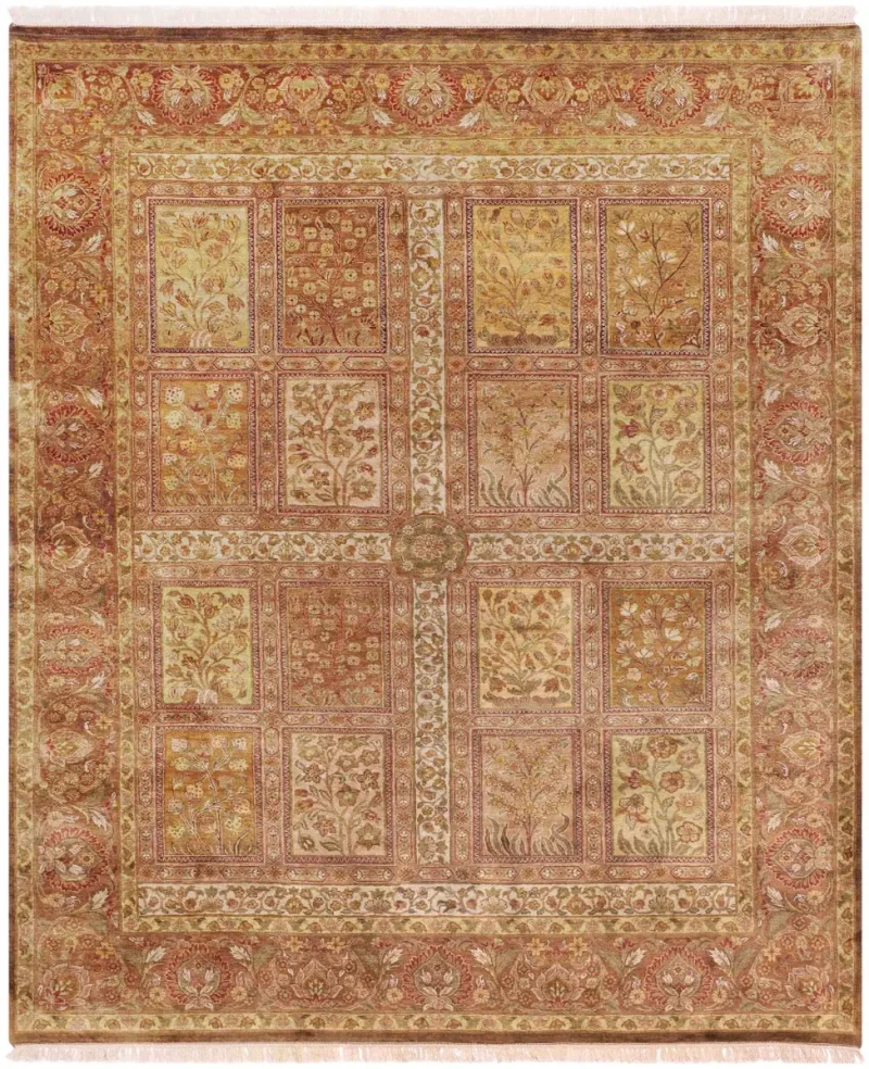 Indian Wool Bakhtiari Rust  -  9' 3'' x  12' 4''