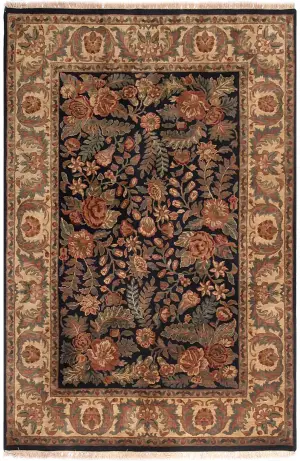Indian Wool Bessarabian Black/Tan - 6' x 9' 1''