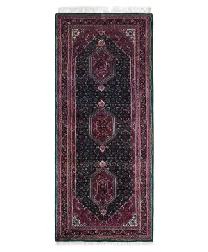 Indian Wool Bidjar Red - 4' 1'' x 9' 5''