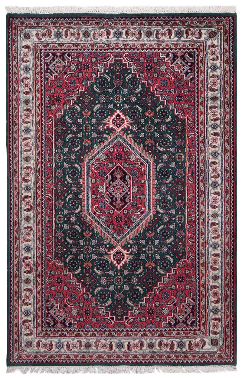 Indian Wool Bidjar Ivory  -  4' 1'' x  6' 3''