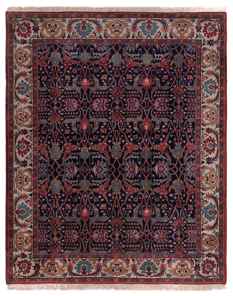 Indian Wool Bidjar Ivory  -  8' 2'' x  9' 9''