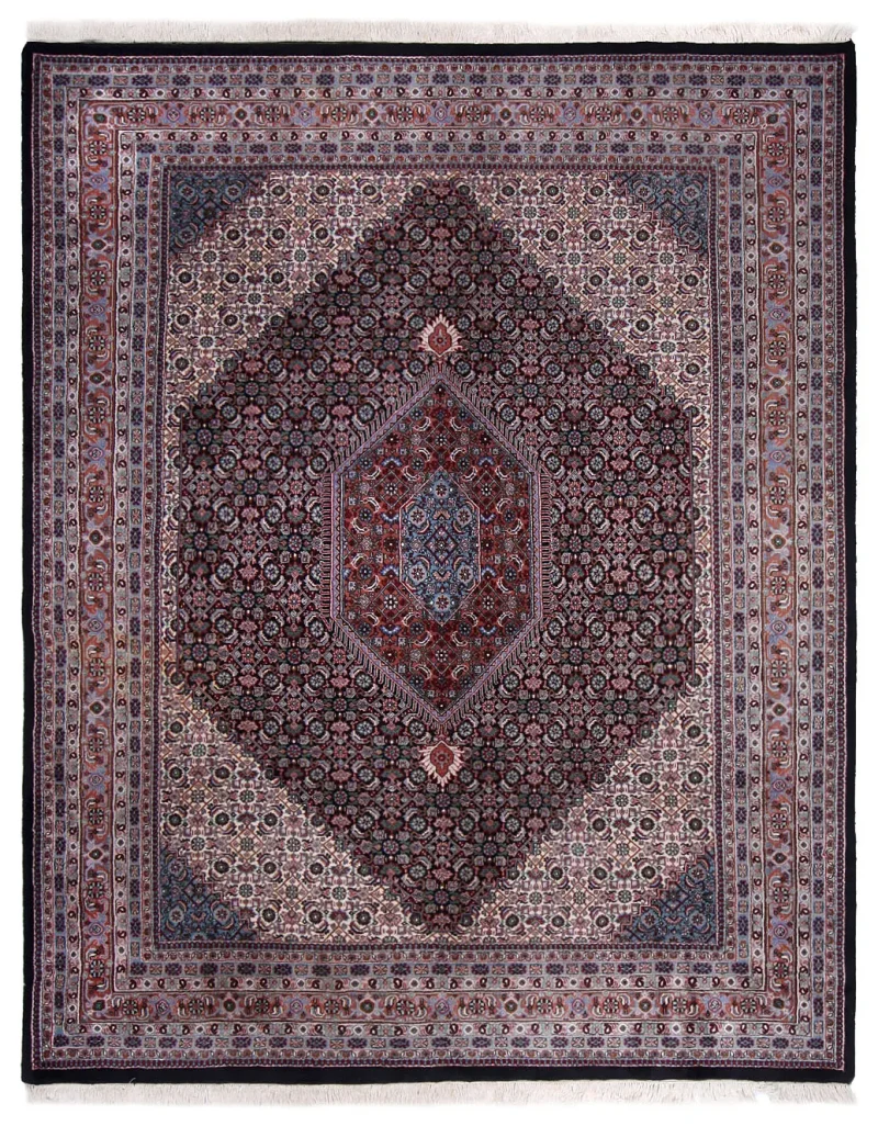 Indian Wool Bidjar Ivory  -  8'  x  9' 11''