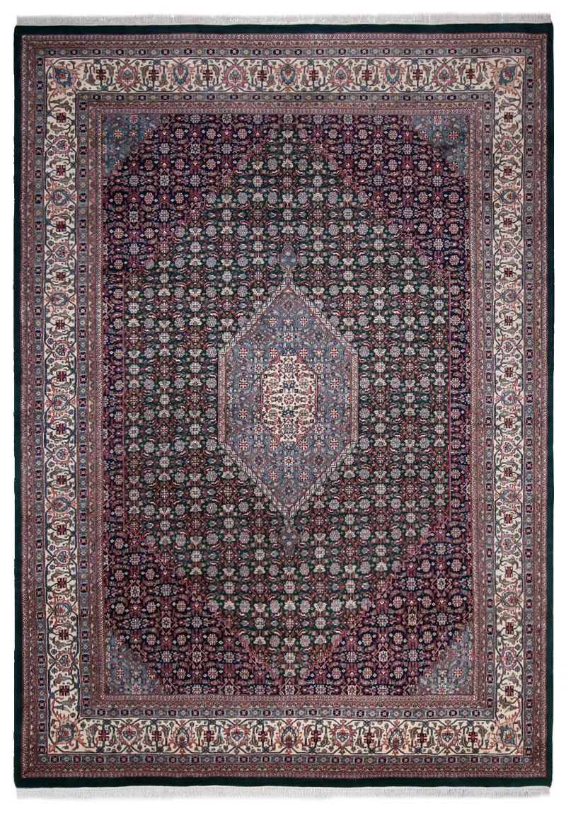 Indian Wool Bidjar Ivory  -  9'  x  12' 4''