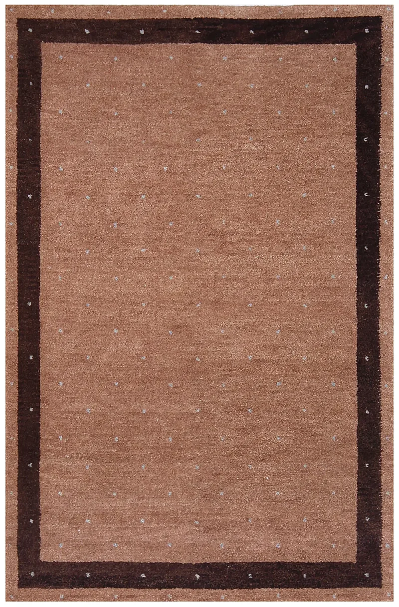 Indian Wool Gabbeh Brown  -  3' 9'' x  5' 9''