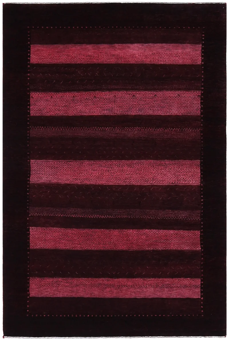 Indian Wool Gabbeh Red  -  4'  x  6' 