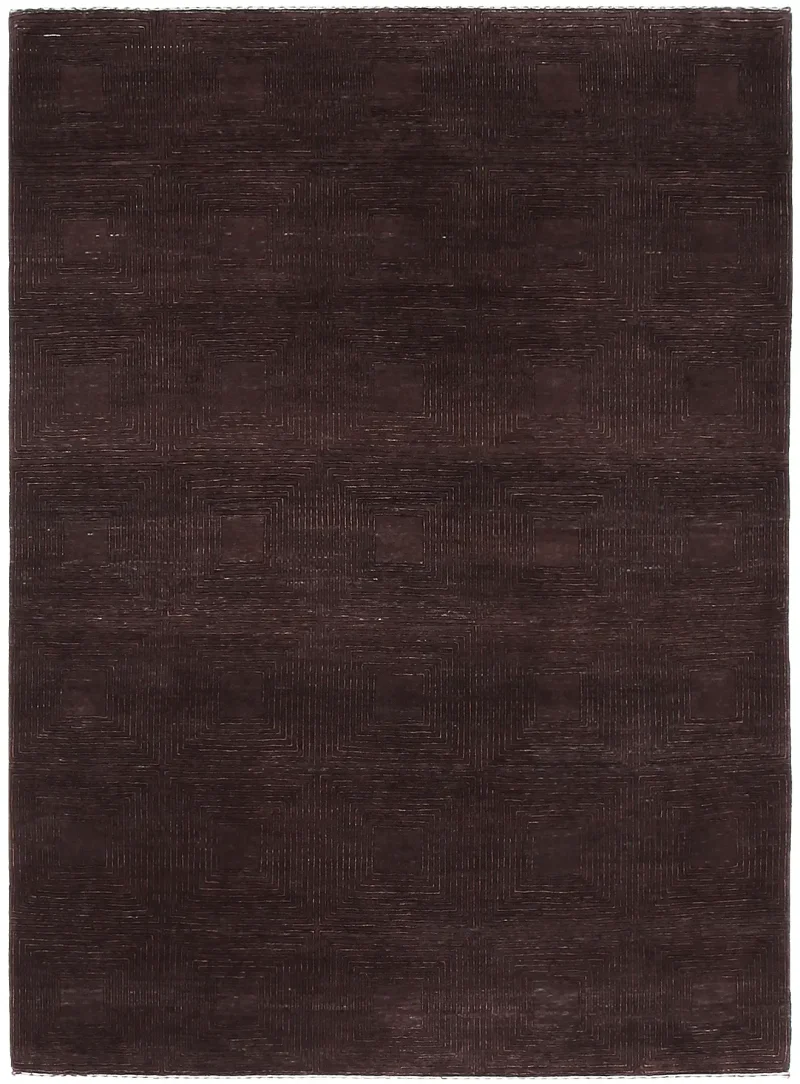 Indian Wool Gabbeh Chocolate  -  5' 9'' x  7' 11''