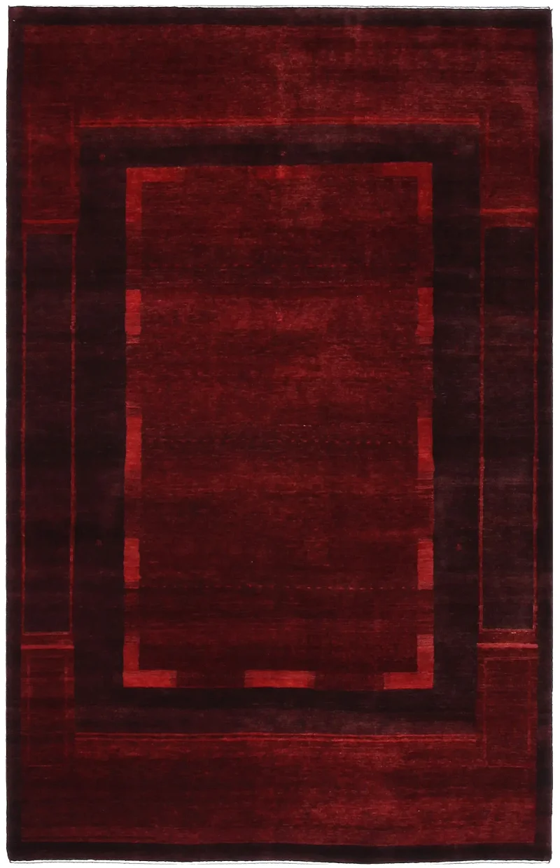 Indian Wool Gabbeh Red  -  5' 11'' x  9' 