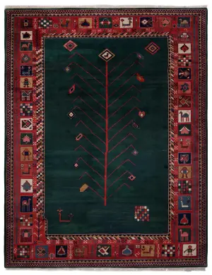 Indian Wool Gabbeh Rust - 9' 3'' x 11'