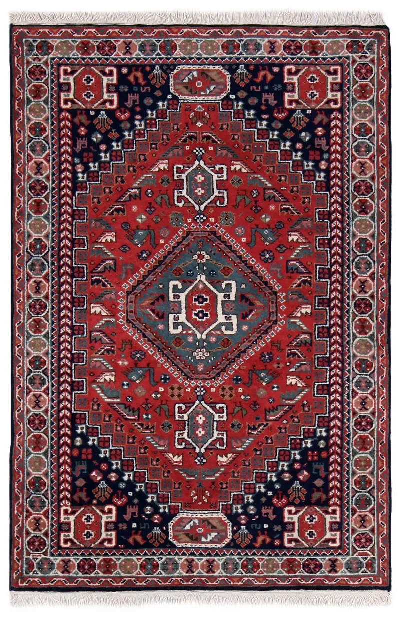 Indian Wool Ghashghai Red  -  4'  x  5' 11''