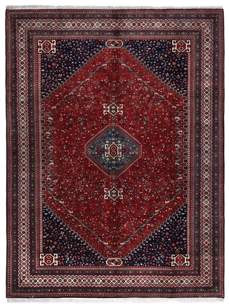Indian Wool Ghashghai Navy  -  9'  x  11' 10''