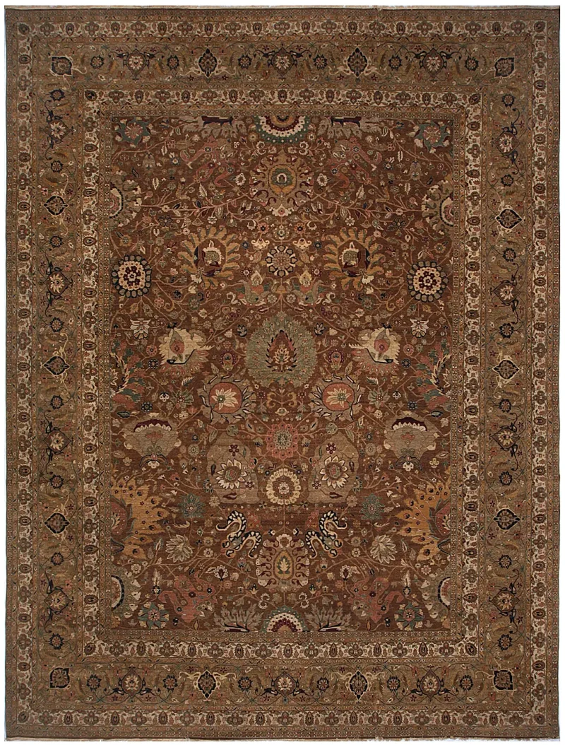 Indian Wool Hadji Jalili Tabriz   -  13'  x  17' 3''