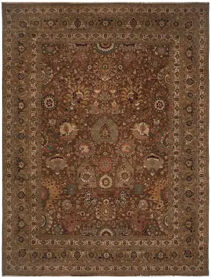 Indian Wool Hadji Jalili Tabriz - 13' x 17' 3''