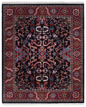 Indian Wool Heriz Rust - 8' x 10'