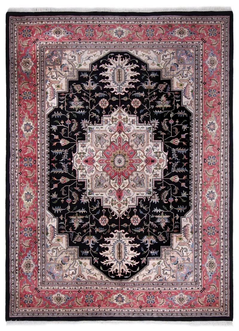 Indian Wool Heriz Rose  -  8' 7'' x  11' 11''