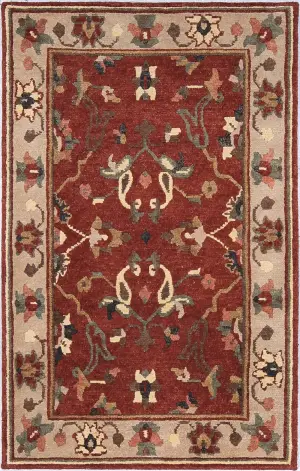Indian Wool Indo Tibetan Rust - 3' 9'' x 5' 9''