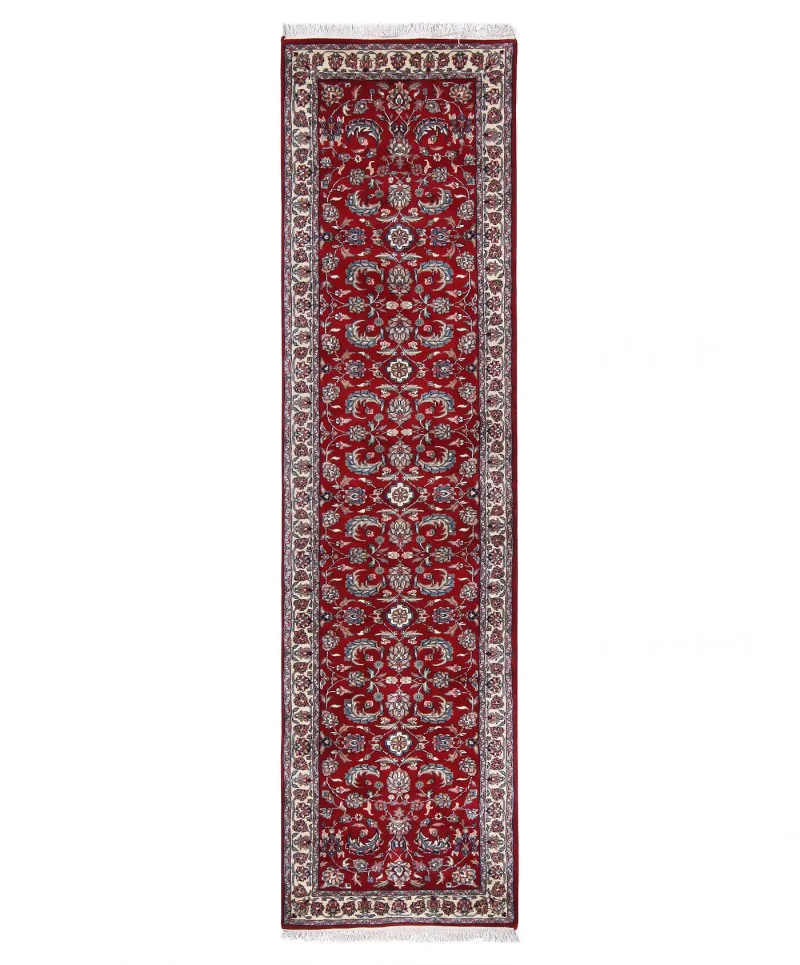 Indian Wool Kashan Ivory  -  2' 6'' x  10' 4''