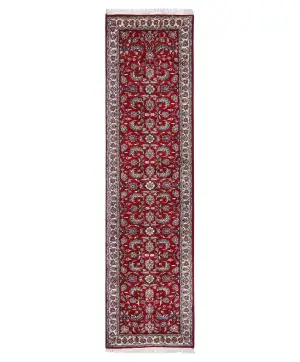 Indian Wool Kashan Ivory - 2' 6'' x 10' 4''