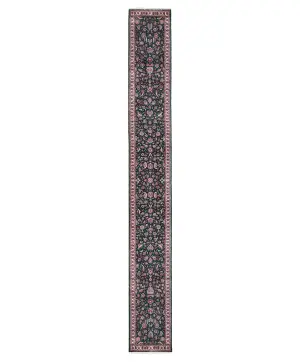 Indian Wool Kashan Green - 2' 8'' x 21' 3''