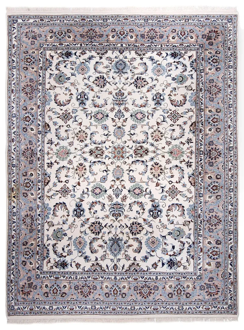 Indian Wool Kashan Blue  -  7' 10'' x  10' 4''