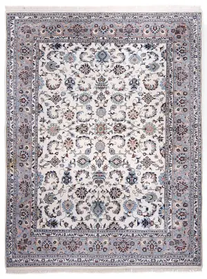Indian Wool Kashan Blue - 7' 10'' x 10' 4''