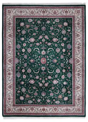 Indian Wool Kashan Ivory - 8' 9'' x 11' 10''