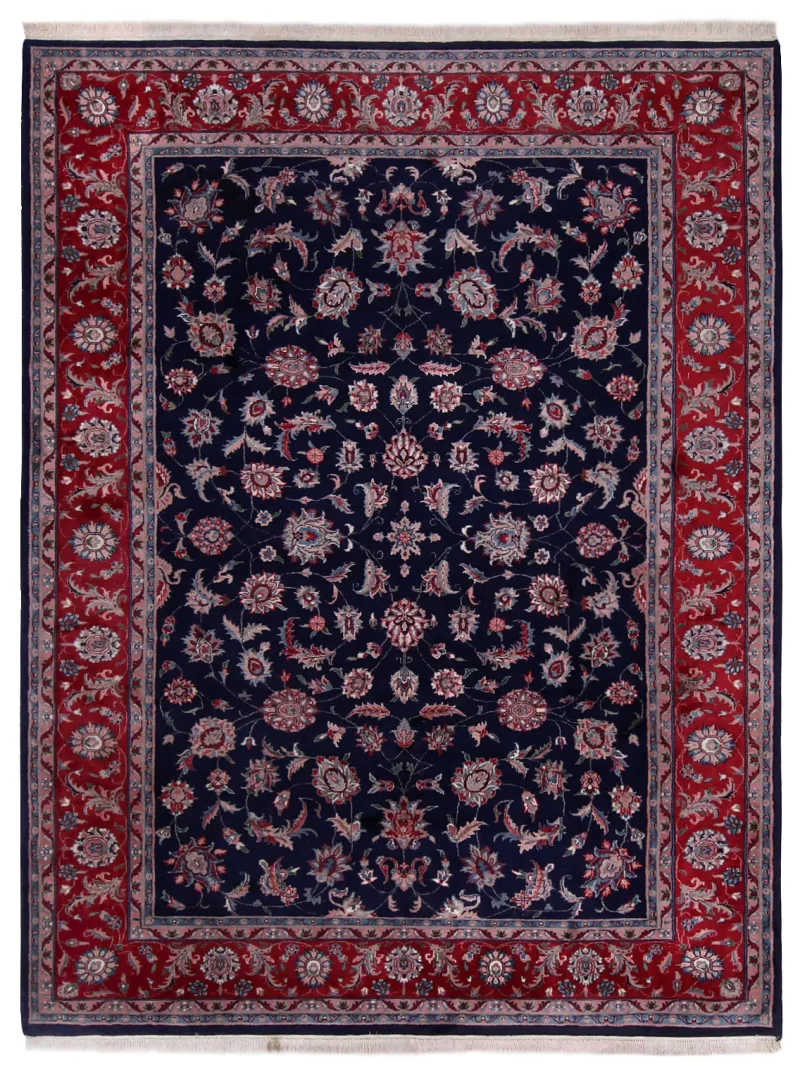 Indian Wool Kashan Red  -  9'  x  12' 