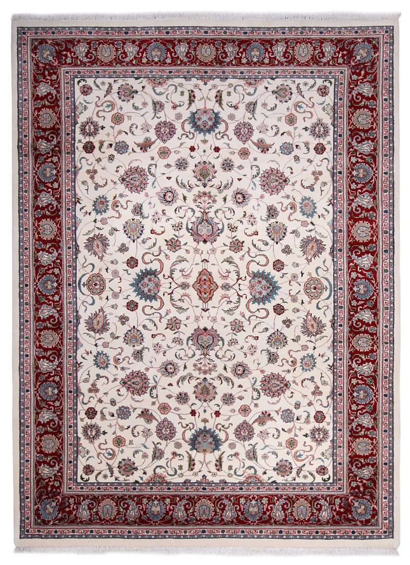 Indian Wool Kashan Red  -  8' 7'' x  11' 8''