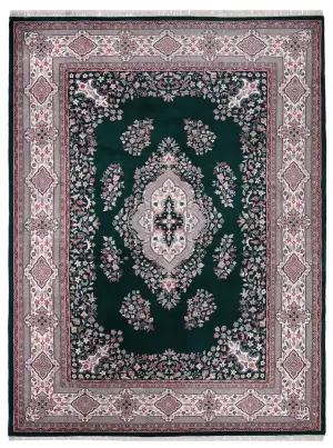 Indian Wool Kerman Ivory - 9' 1'' x 12' 3''