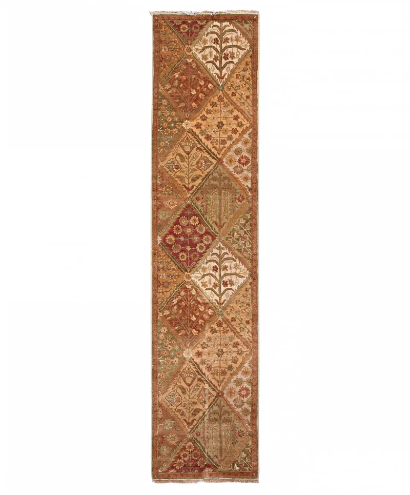 Indian Wool Mahal Gold  -  2' 9'' x  12' 