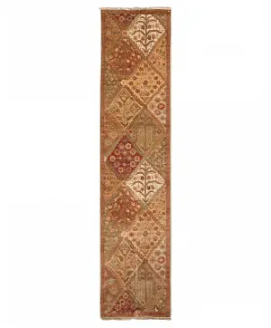 Indian Wool Mahal Gold - 2' 9'' x 12'