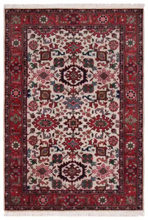 Indian Wool Mahal Rust - 4' x 5' 10''