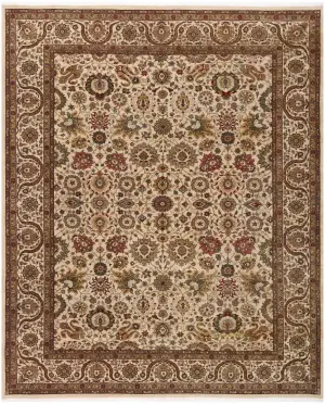 Indian Wool Mahal Ivory - 9' 1'' x 11' 10''