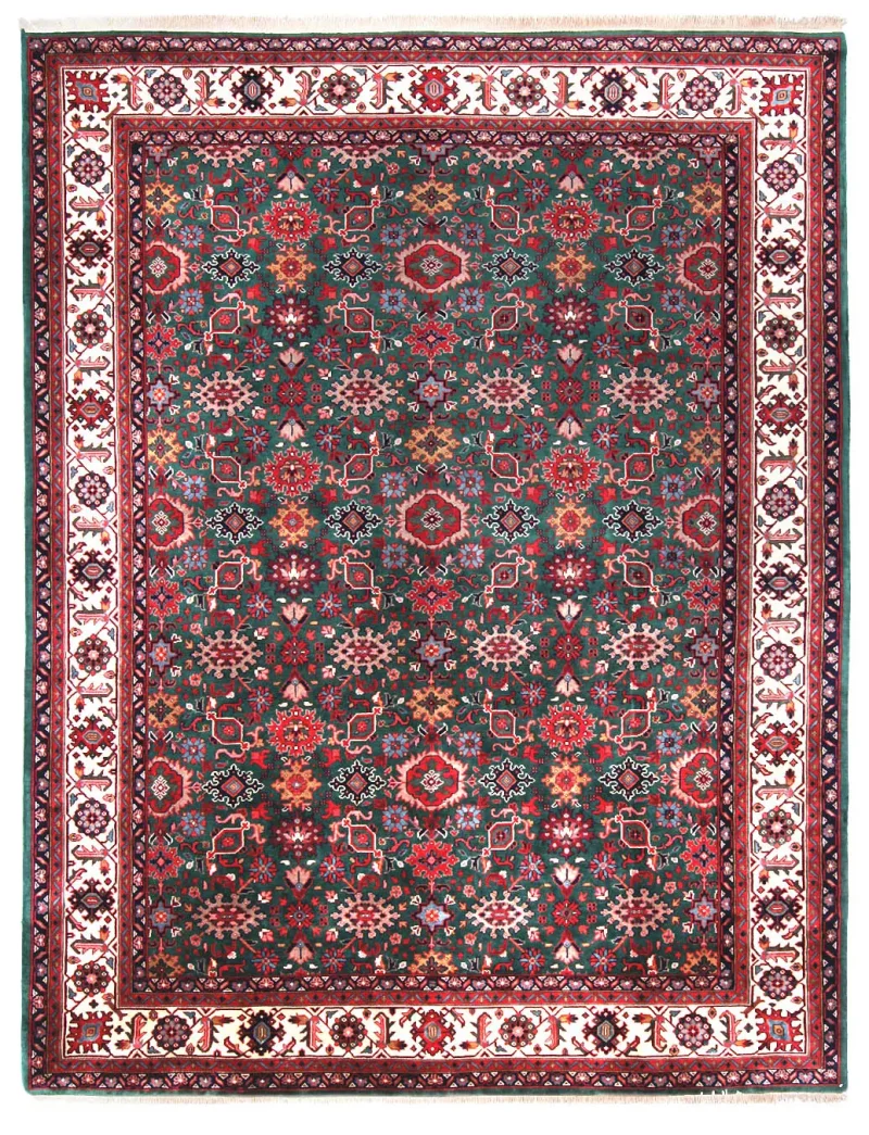 Indian Wool Mahal Ivory  -  9'  x  12' 