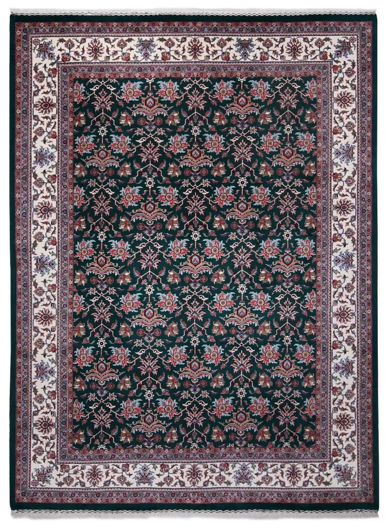 Indian Wool Mahal Ivory  -  8' 10'' x  12' 
