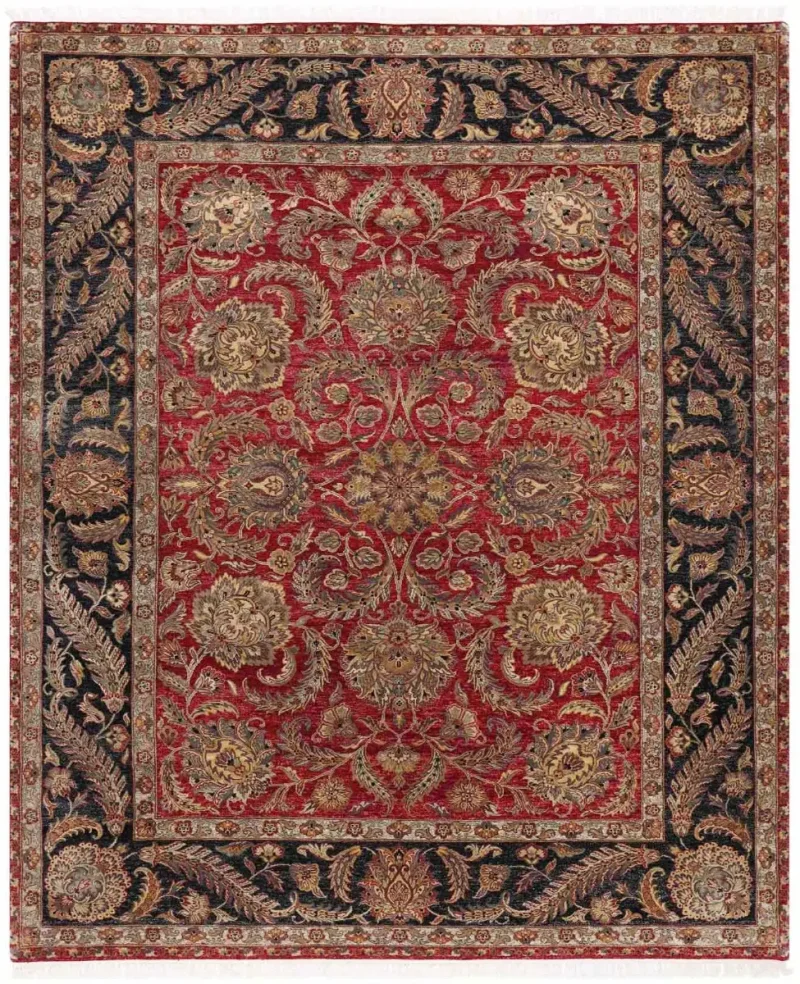Indian Wool Mahal Red  -  9'  x  12' 