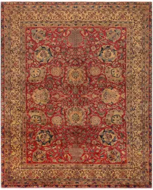 Indian Wool Mahal Red - 9' x 12' 1''