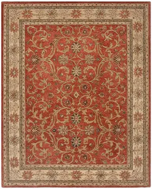 Indian Wool Mahal Sand - 8' x 10'