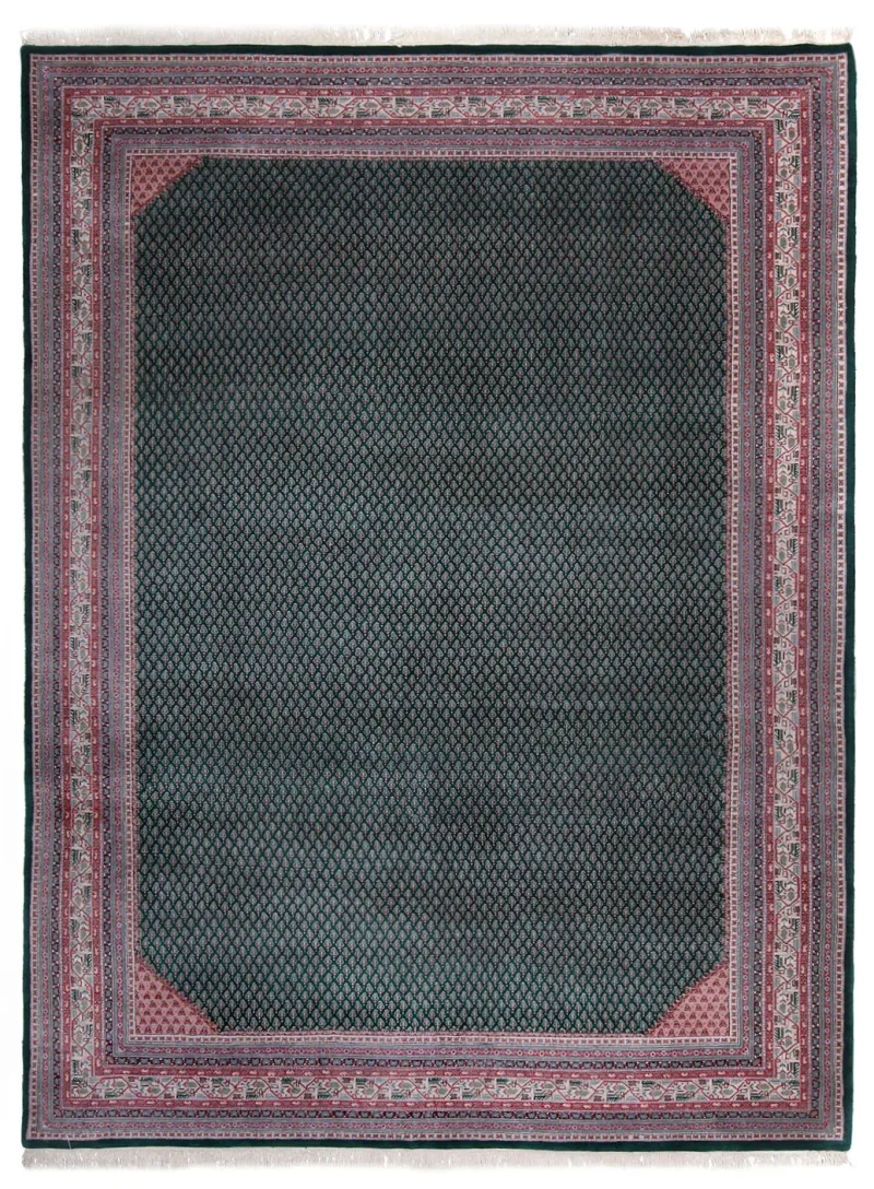 Indian Wool Mir Ivory  -  9'  x  12' 