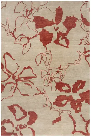 Indian Wool Modern Gold - 4' x 5' 11''