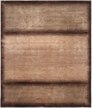 Indian Wool Modern Espresso - 8' x 9' 9''