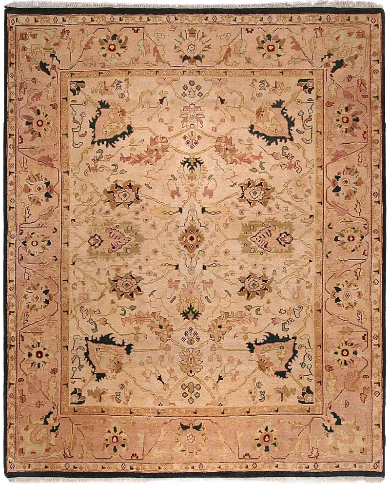 Indian Wool Oushak Gold  -  8'  x  10' 