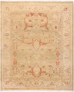 Indian Wool Oushak Gold - 9' x 12'